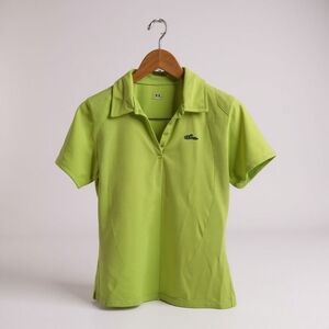 Under Armour Bright Green Golf Polo Shirt